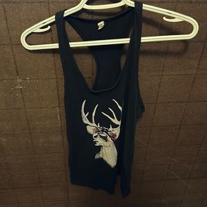Deer head tank top